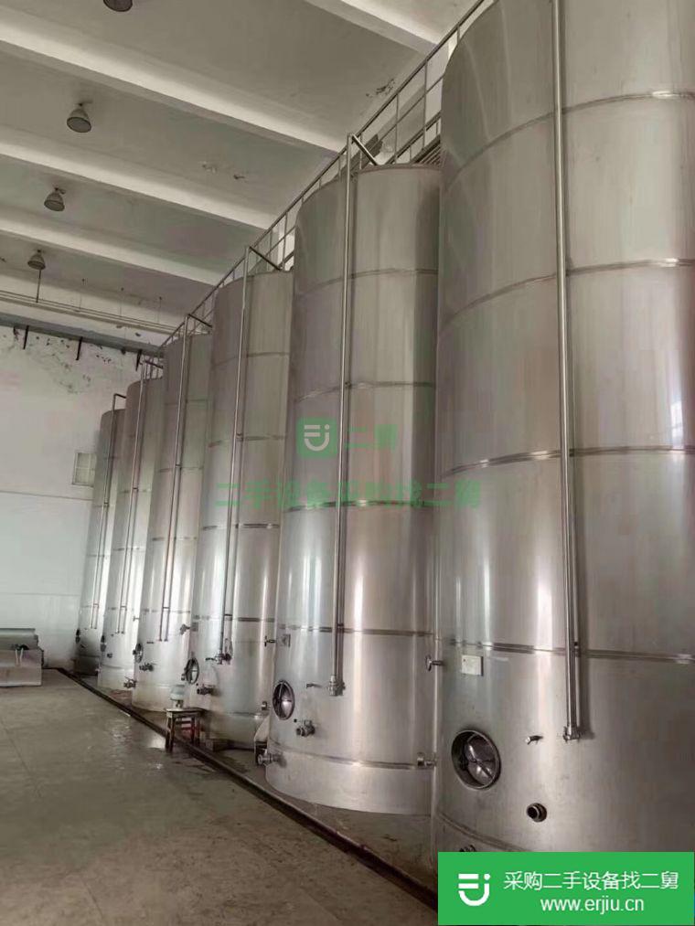 出售二手60立方拋光食品級不銹鋼儲罐