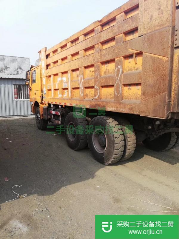 山西出售二手陜汽德龍F3000后八輪翻斗自卸車