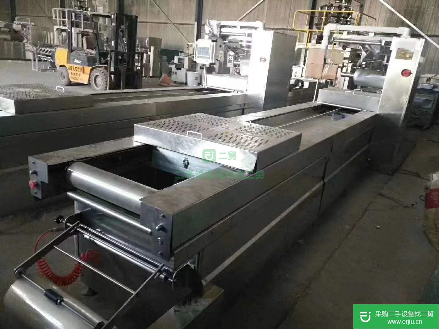 出售二手520型全自動拉伸膜真空包裝機
