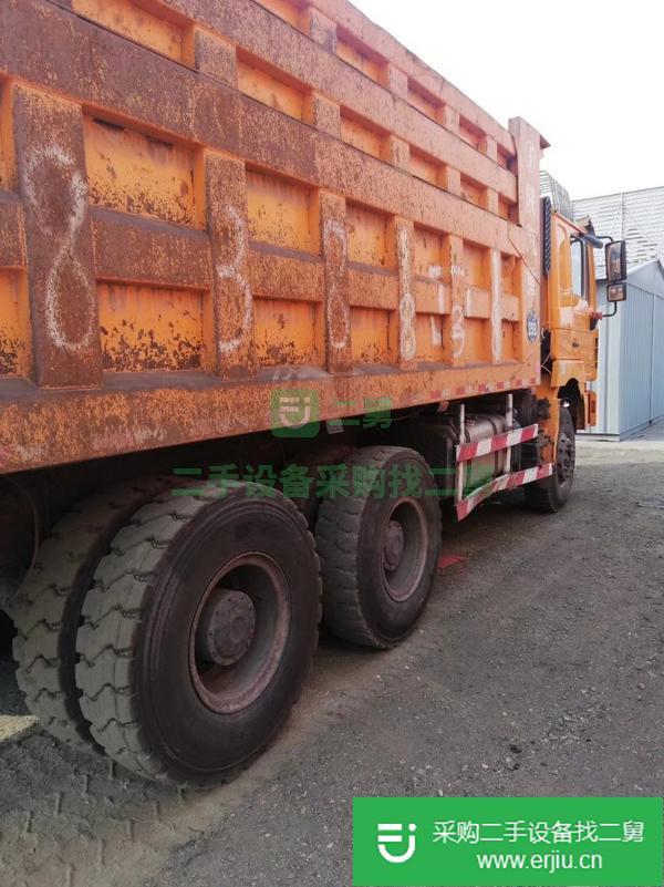 山西出售二手陜汽德龍F3000后八輪翻斗自卸車
