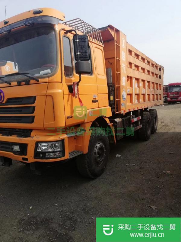山西出售二手陜汽德龍F3000后八輪翻斗自卸車