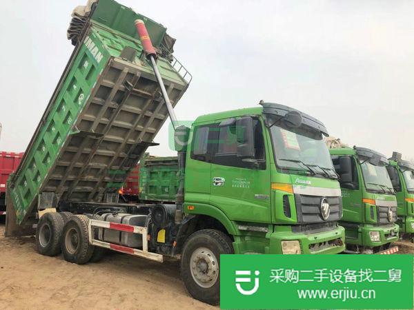 出售二手后八輪國五環保自卸渣土車