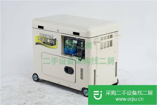 風出售冷車載7千瓦靜音柴油發電機?