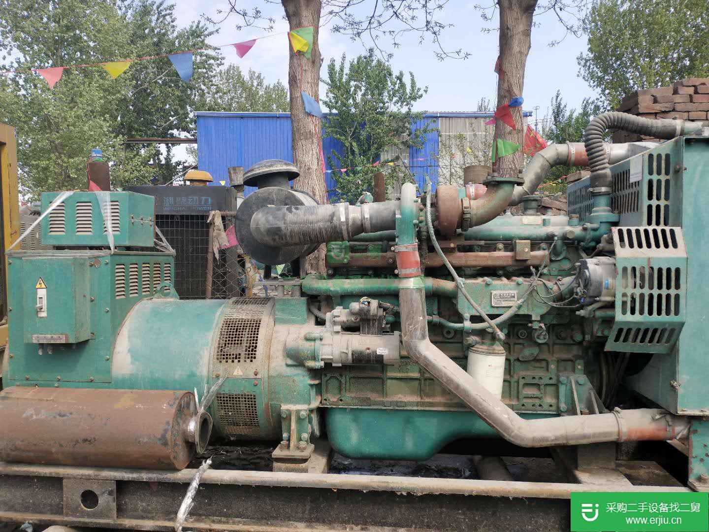 出售發(fā)電機玉柴120kw