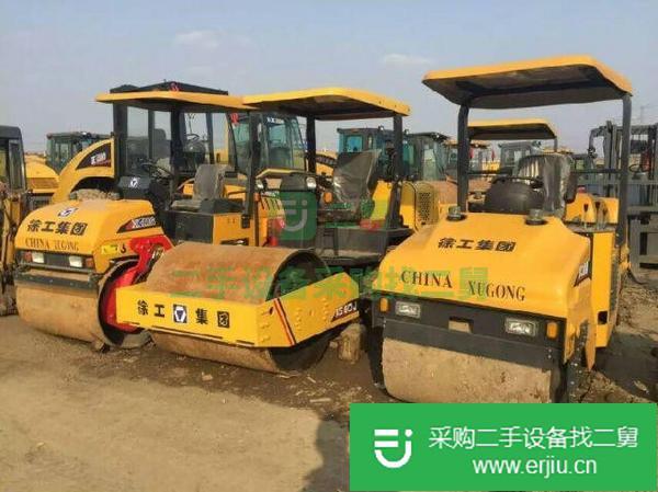 出售二手徐工兩輪鐵三輪膠輪雙鋼輪壓路機