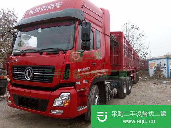 出售二手東風雙驅半掛車