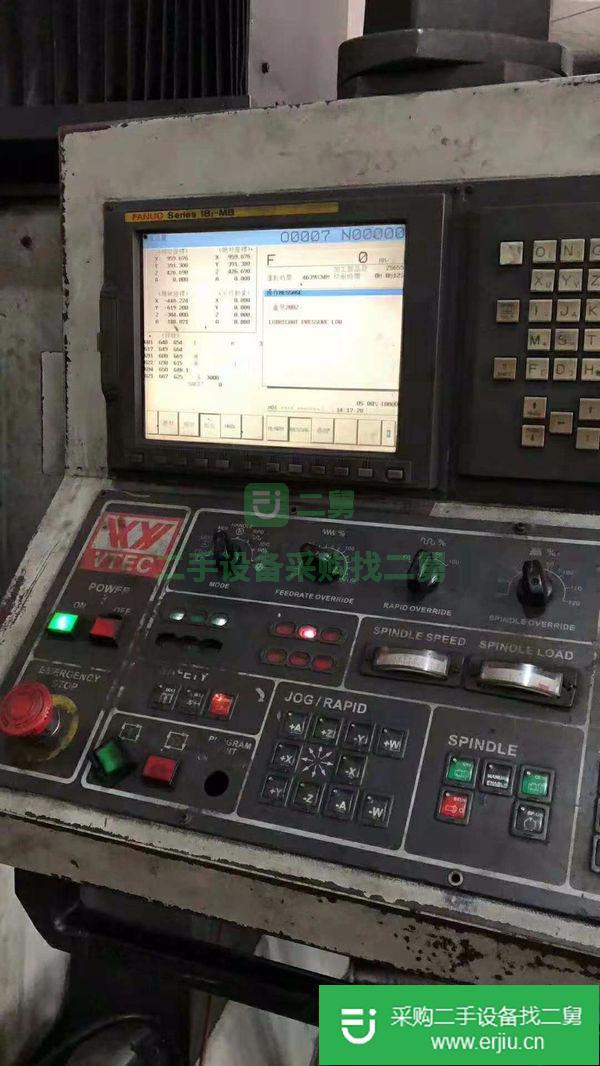 售二手臺灣喬威進VB3020數控龍門銑