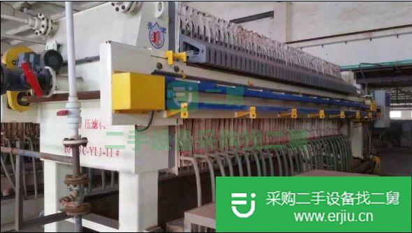 出售二手80平方箱式壓濾機