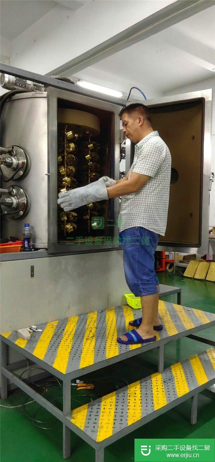 出售二手鈦金水壺鍍膜設備 不銹鋼表面鍍仿金玫瑰紅鈦金黑色金色設備