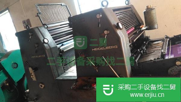 出售94年海德堡GTO520雙色印刷機(jī)