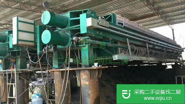 出售二手500平方廂式壓濾機