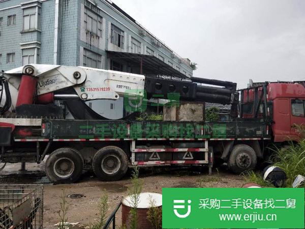 出售二手100噸自帶吊車
