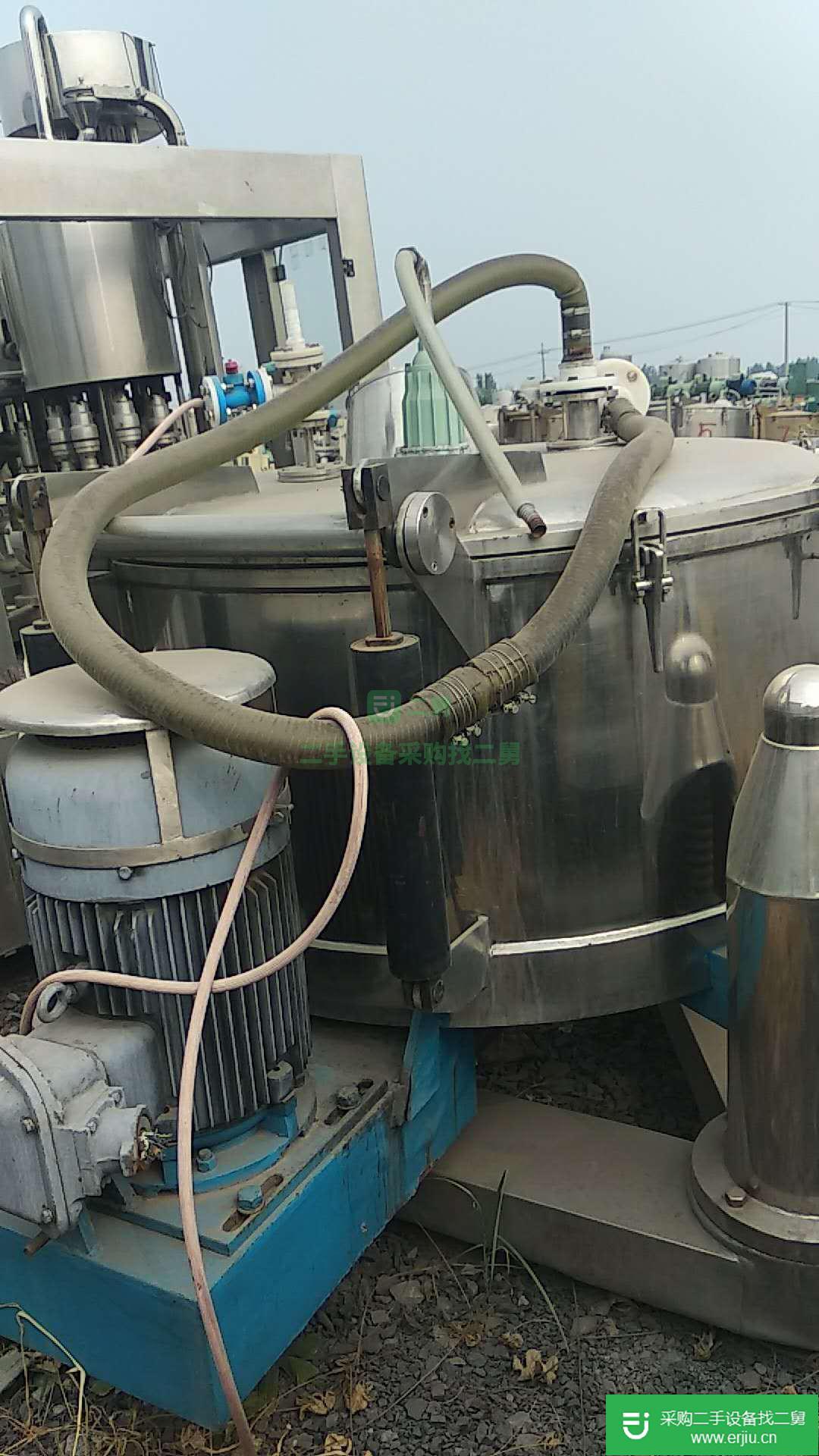 出售二手1250型全不銹鋼三足吊袋離心機(jī)