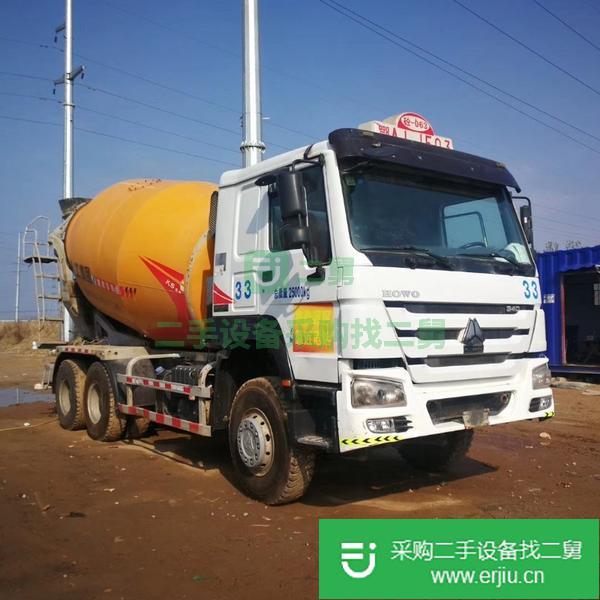 出售二手14方國四豪沃混凝土攪拌車