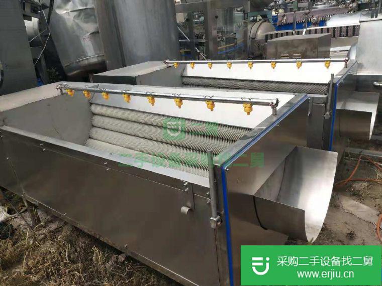 出售二手304不銹鋼果蔬清洗機二手氣泡清洗機