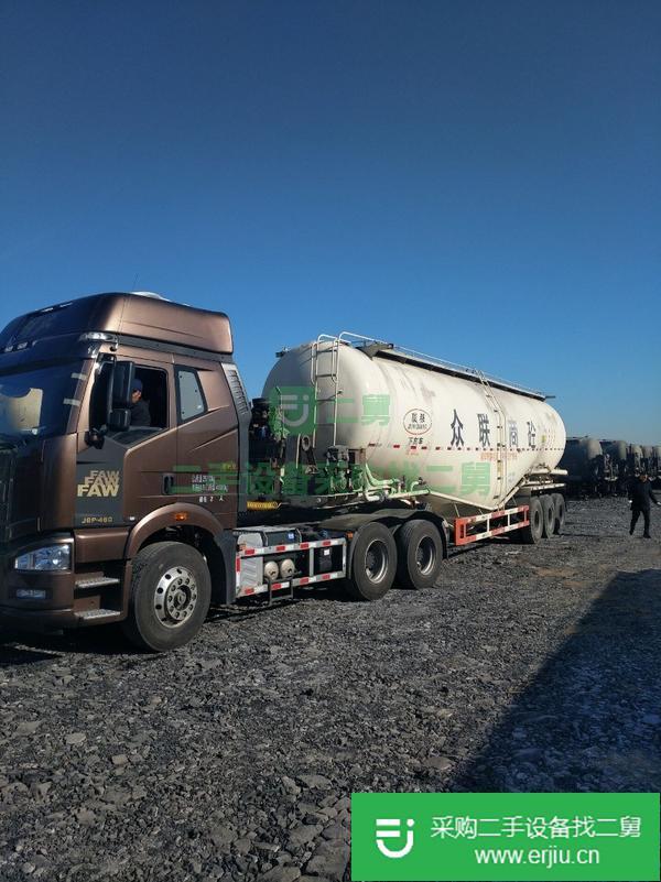 出售二手解放j6水泥罐車