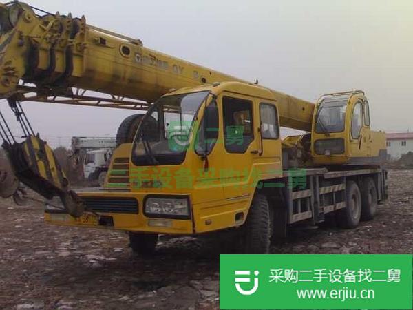 出售 二手25噸無牌汽車吊