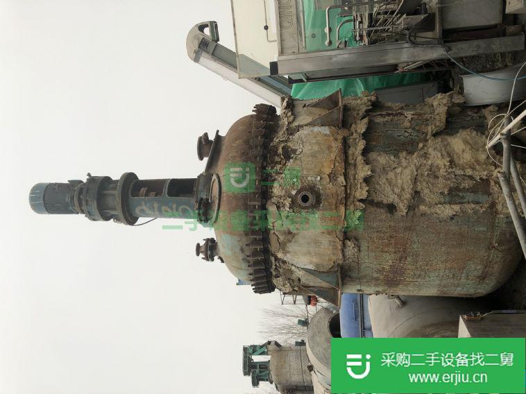 出售二手10噸搪瓷反應釜