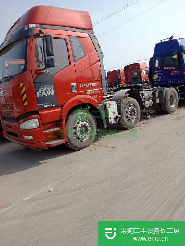 出售二手一汽解放 J6P重卡 領航版 460馬力 6X4牽引車