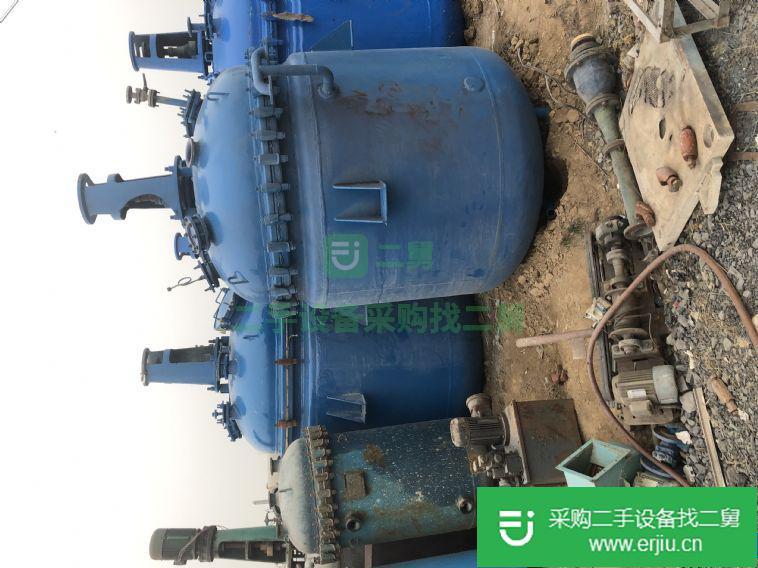 出售二手10噸搪瓷反應釜