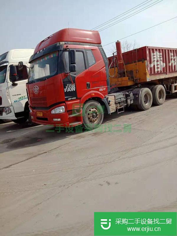 出售二手一汽解放 J6P重卡 領航版 460馬力 6X4牽引車