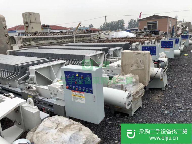 出售二手800平方京津隔膜壓濾機