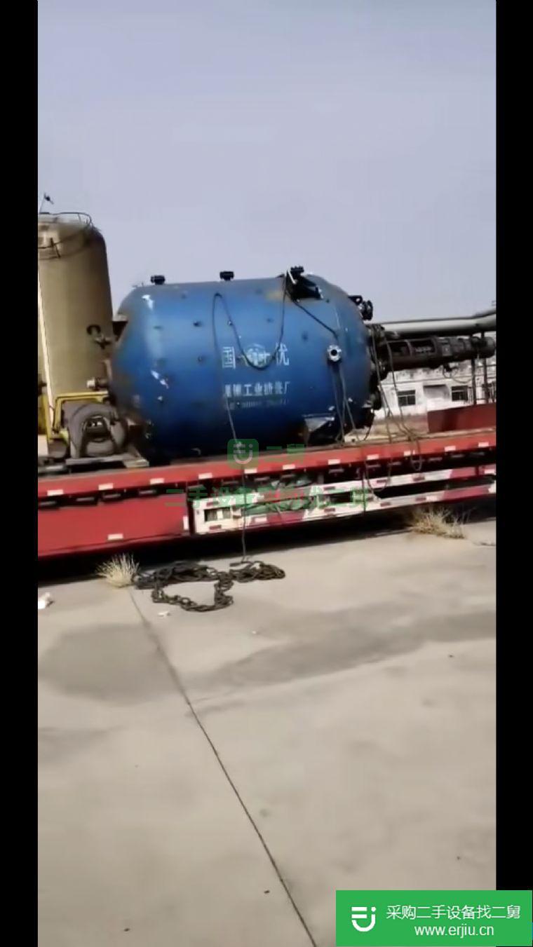 出售二手10噸搪瓷反應釜