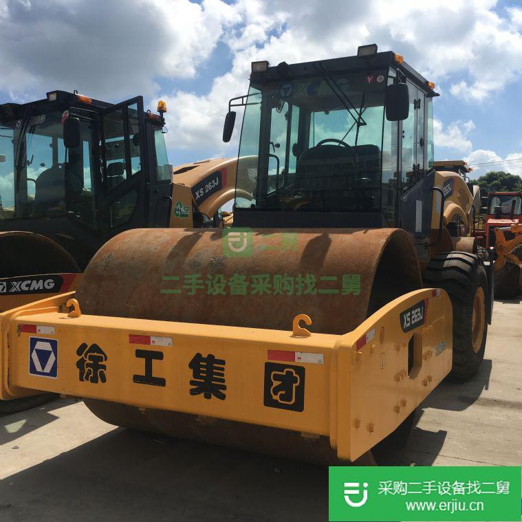 出售二手雙驅式26噸壓路機
