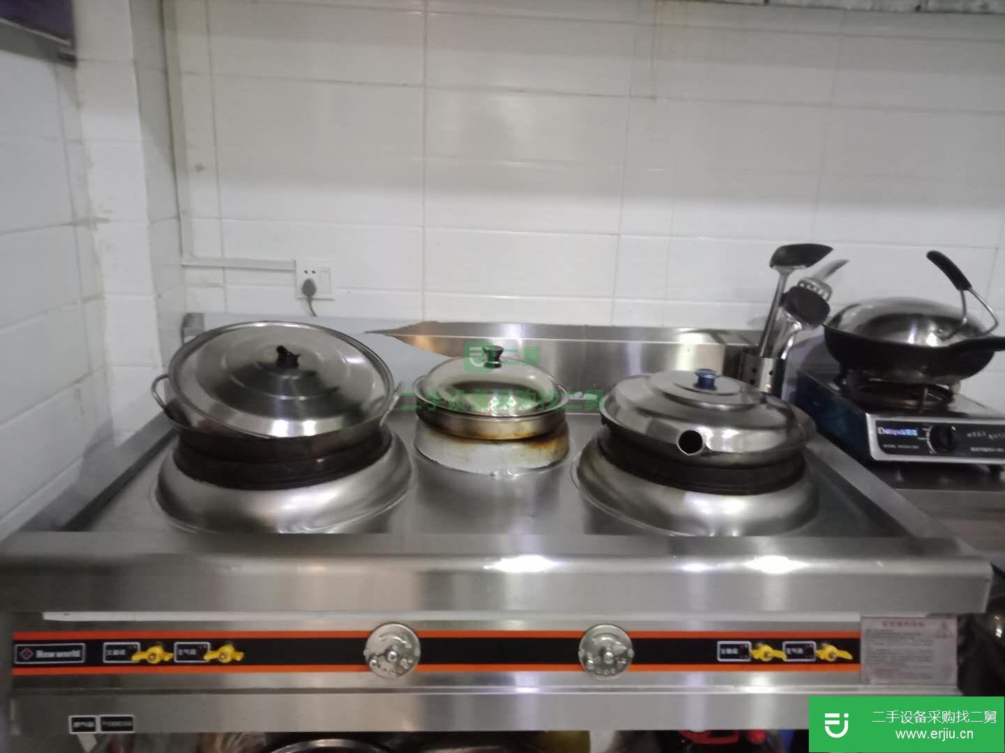 出售二手雙頭猛火大灶