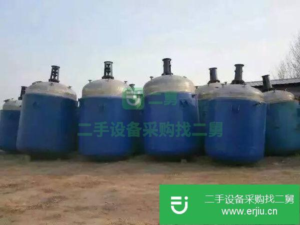 出售二手搪瓷反應釜,不銹鋼反應釜,1-20噸反應釜
