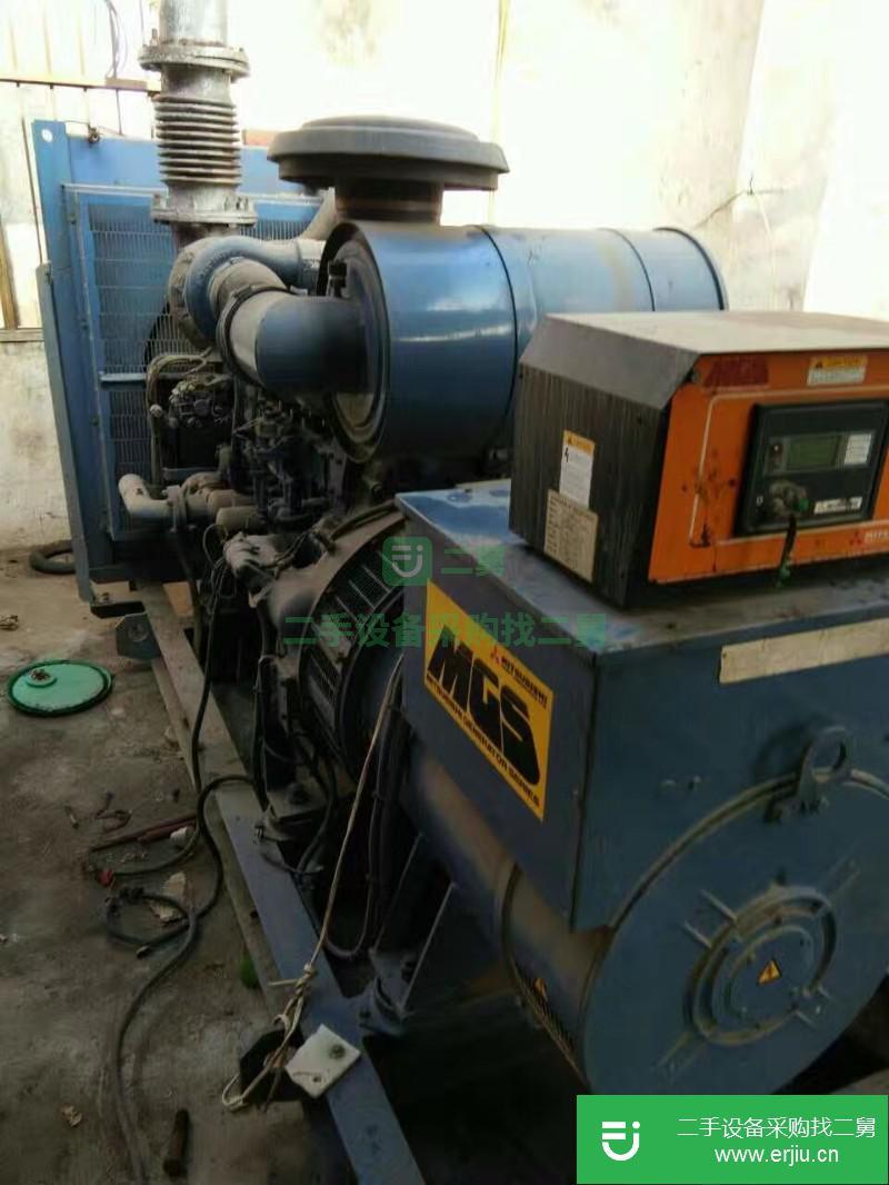 二手三菱S6B3發電機組出售
