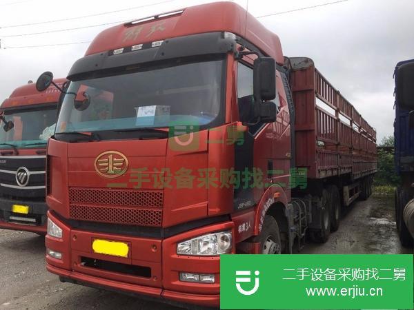 出售解放J6二拖三國5牽引車