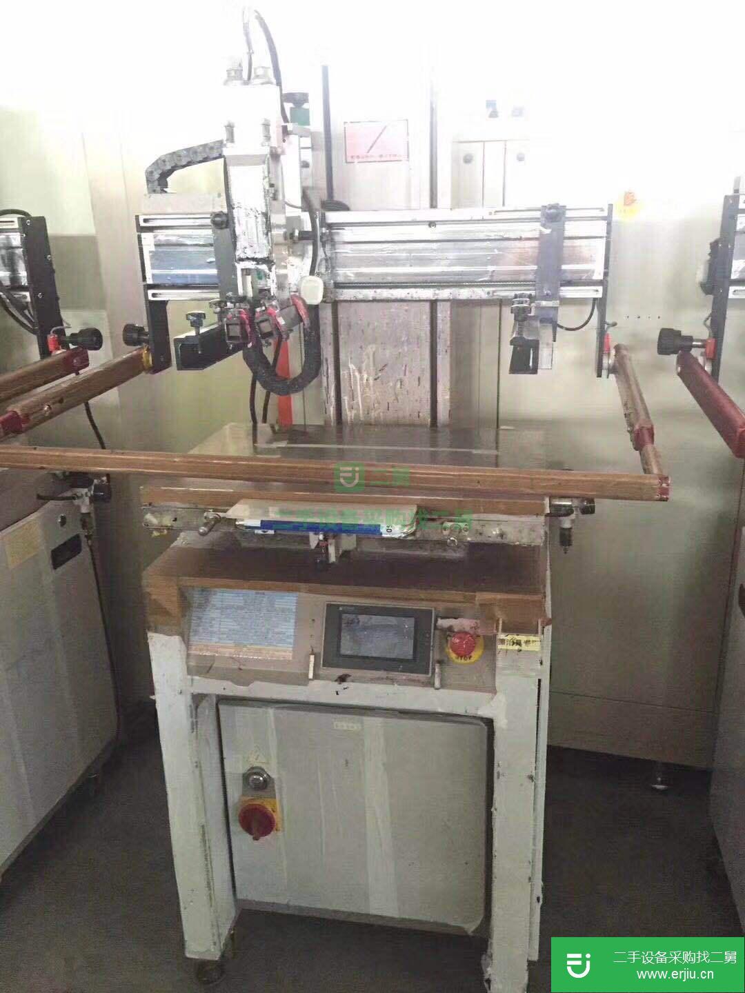 二手深圳港藝110X80平面電動絲印機