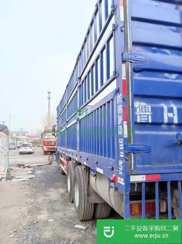 二手歐曼9.6米高欄自卸車