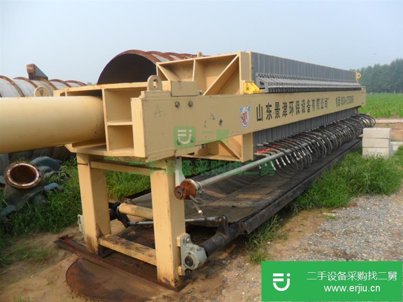 出售二手景津牌隔膜壓濾機(jī)