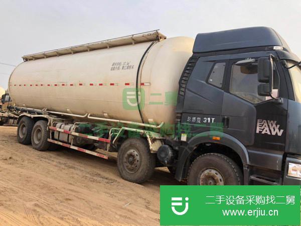 二手解放水泥罐車48方國四排放
