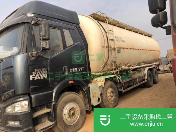 二手解放水泥罐車48方國四排放