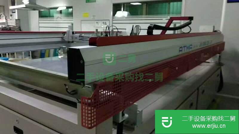 二手深圳港藝110X80平面電動絲印機