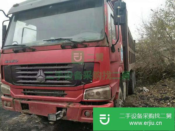 二手豪沃后八輪自卸車336馬力