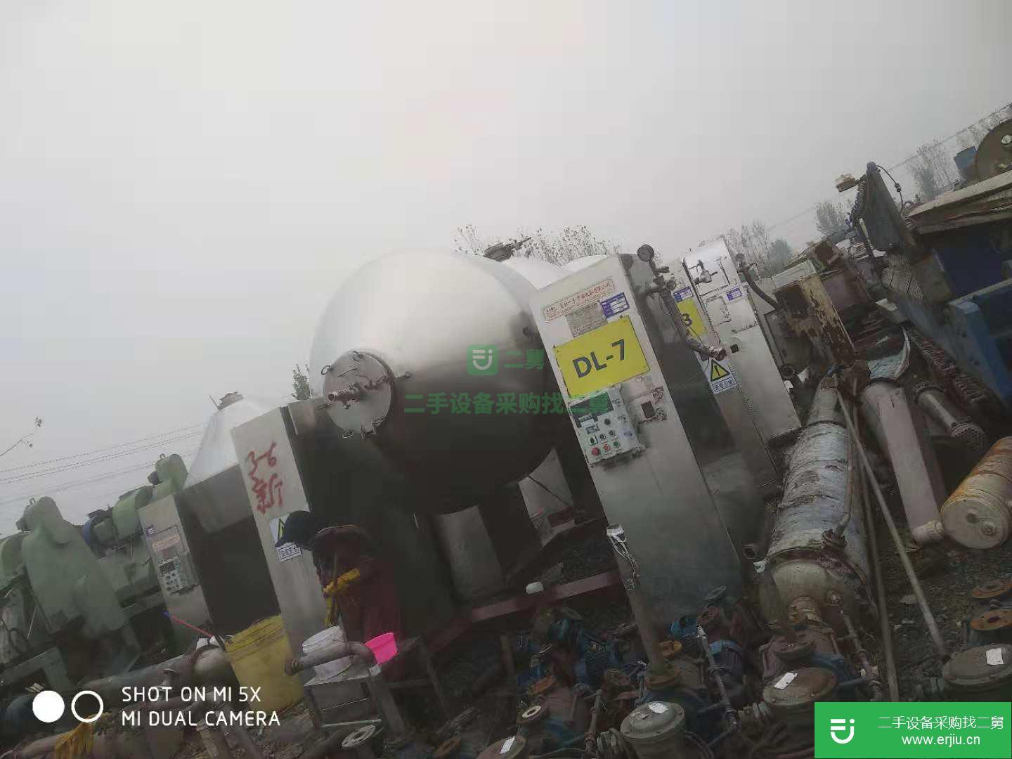 出售二手3000L不銹鋼雙錐干燥機