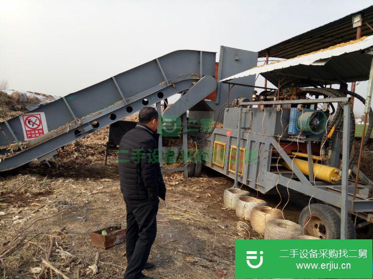 轉(zhuǎn)讓160型二十廢紙塑料瓶打包機(jī)