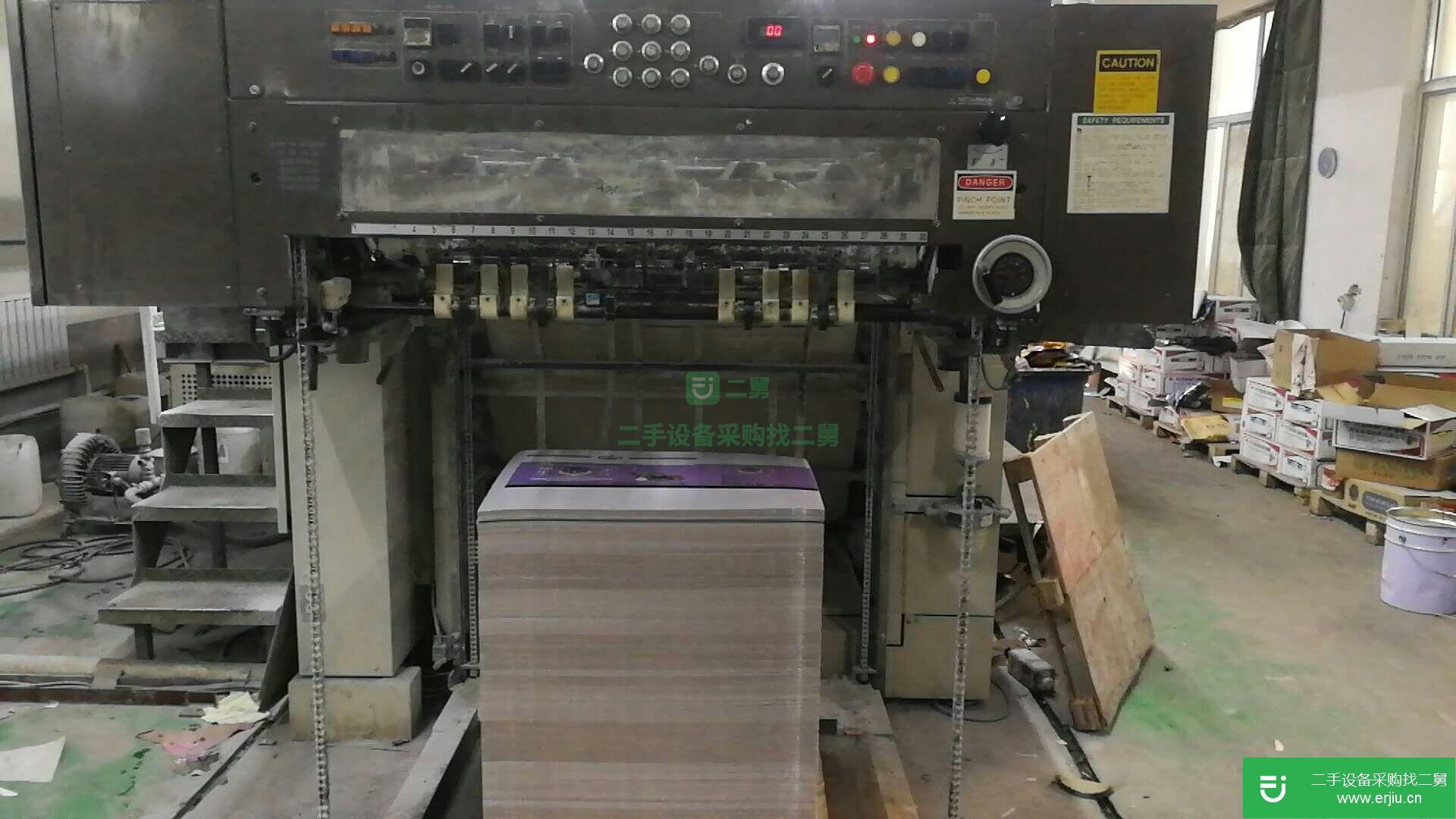 98年三菱3F對開四色印刷機(jī)