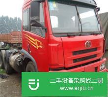 二手解放悍威雙導牽引車頭