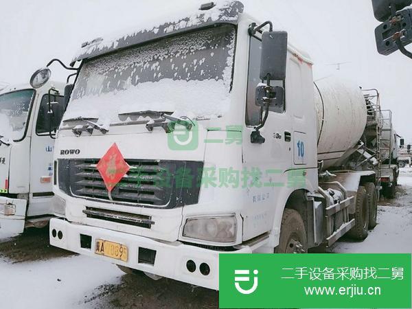 轉讓二手重汽豪沃大12方混凝土攪拌罐車