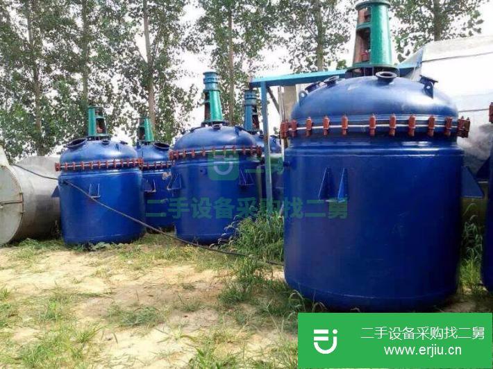 出售九成新的5000L搪瓷反應釜北京市轄區