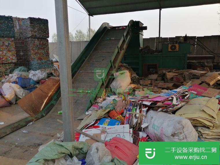轉讓二手塑料瓶編織袋打包機