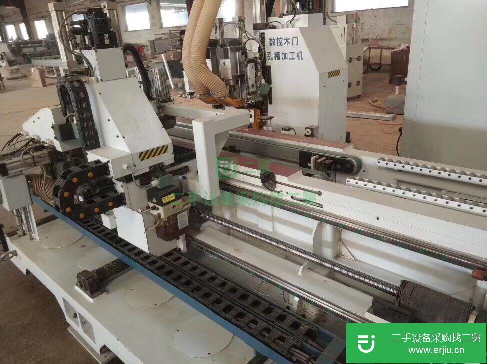 出售二手數控木門孔糟加工機