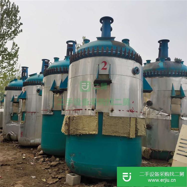 出售二手不銹鋼反應釜二手1-10噸不銹鋼反應釜
