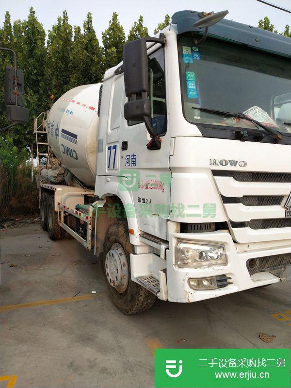 出售二手14年豪沃大12攪拌車