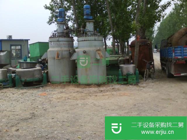 出售二手不銹鋼反應釜九成新